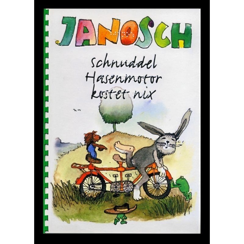 Ein Bild von dem Buch Schnuddel Hasenmotor kostet nix