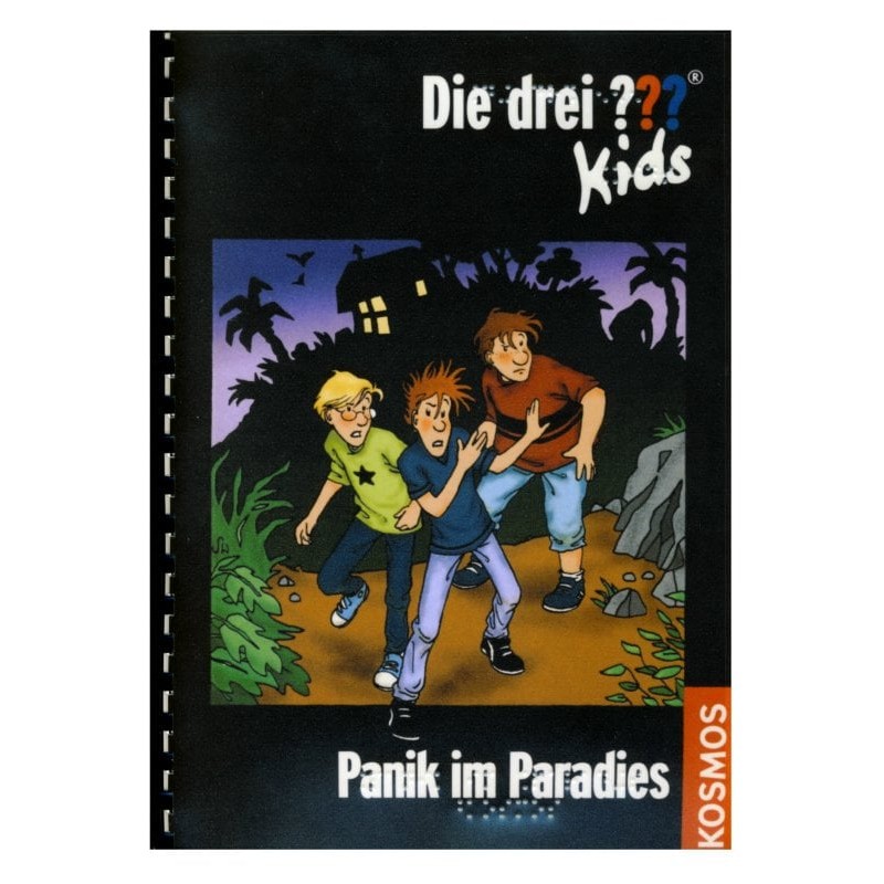 Ein Bild von dem Buch Die drei Fragezeichen Kids - Panik im Paradies. Band 1