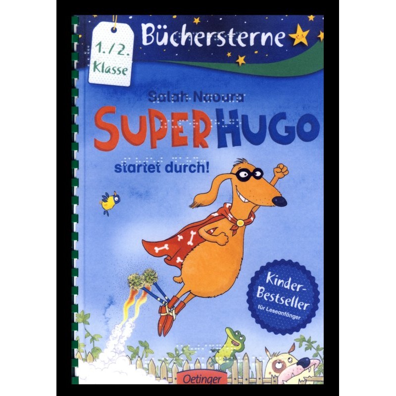 Ein Bild von dem Buch Superhugo startet durch! Band 1