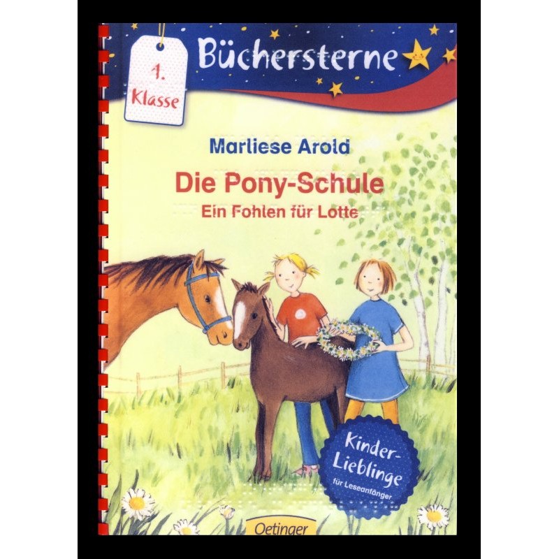 Ein Bild von dem Buch Die Pony-Schule. Ein Fohlen für Lotte. Band 2