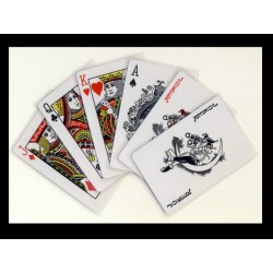 Ein Bild von dem Kartenspiel Poker Spieldeck mit Braillezeichen